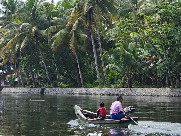 שיט באקוואטר דרום הודו